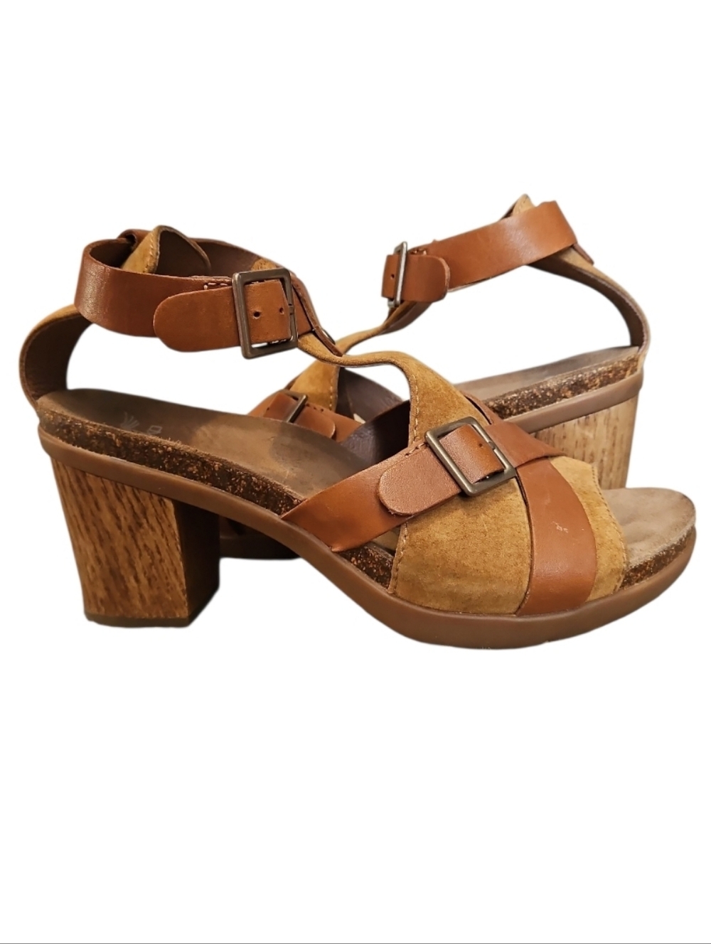 Dansko Dominique Strappy Suede Leather Sandals - Picture 4 of 11